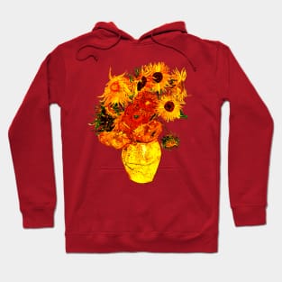 Cool Tees Club Art and Culture Van Gogh Sunflower Graphic T-Shirt Hoodie